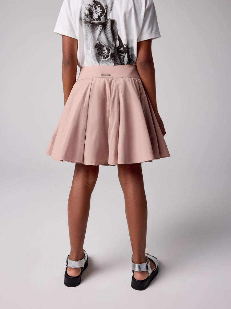 smALLSAINTS Mid Pink Girls Amelie Bow Skirt - Image 2 of 9