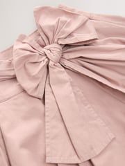 smALLSAINTS Mid Pink Girls Amelie Bow Skirt - Image 8 of 9