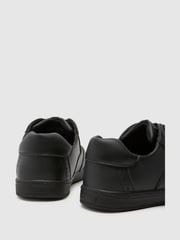 Schuh Youth Latch Brogue Black Shoes - Image 4 of 4