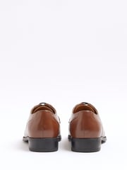 River Island Brown Chrome Check Suit Jacket - Image 6 of 6