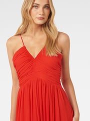 Forever New Red Nakita Ruched Bodice Maxi Dress - Image 3 of 5
