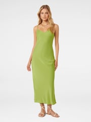 Forever New Green Fern Textured Slip Dress - Image 1 of 4