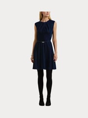 Lauren Ralph Lauren Velvet 100% Cotton Belted Mini Dress - Image 7 of 8