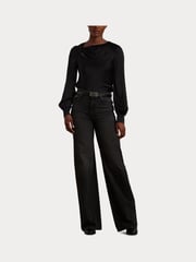 Lauren Ralph Lauren Silk Volume Sleeve Blouse - Image 8 of 8