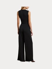 Lauren Ralph Lauren Matte Black Jersey Jumpsuit - Image 7 of 8