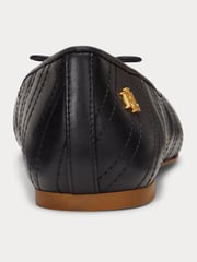 Lauren Ralph Lauren Jayna Stitched Leather Ballet Flats - Image 3 of 4