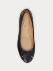 Lauren Ralph Lauren Jayna Stitched Leather Ballet Flats - Image 4 of 4