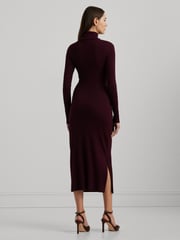 Lauren Ralph Lauren Tie-Front Turtleneck Dress - Image 3 of 8