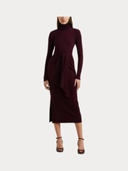 Lauren Ralph Lauren Tie-Front Turtleneck Dress - Image 7 of 8