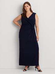 Lauren Ralph Lauren Curve Jersey Dress - Image 1 of 6
