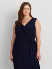 Lauren Ralph Lauren Curve Jersey Dress - Image 3 of 6