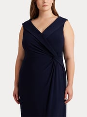 Lauren Ralph Lauren Curve Jersey Dress - Image 4 of 6