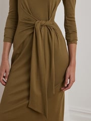 Lauren Ralph Lauren Tie-Front Turtleneck Dress - Image 4 of 7