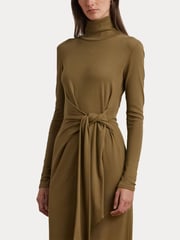 Lauren Ralph Lauren Tie-Front Turtleneck Dress - Image 6 of 7