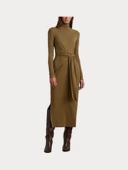 Lauren Ralph Lauren Tie-Front Turtleneck Dress - Image 7 of 7