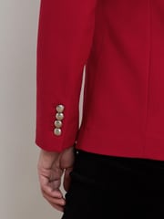 Lauren Ralph Lauren Curve Anfisa Crest Logo Blazer Jacket - Image 7 of 9