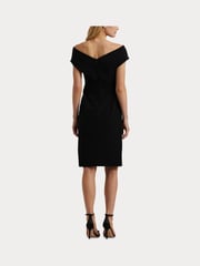 Lauren Ralph Lauren Crepe Off-The-Shoulder Cocktail 100% Cotton Dress - Image 6 of 9