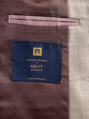 Neutral Relaxed Fit Stripe Suit Jacket (3-16yrs) - Image 12 of 12