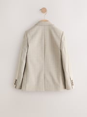 Neutral Relaxed Fit Stripe Suit Jacket (3-16yrs) - Image 8 of 12