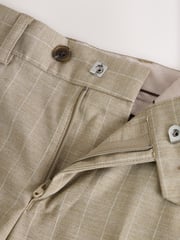 Neutral Relaxed Fit Stripe Suit Trousers (3-16yrs) - Image 6 of 8