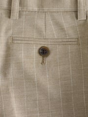 Neutral Relaxed Fit Stripe Suit Trousers (3-16yrs) - Image 8 of 8