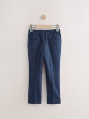 Blue/Navy Check Pull On Suit Trousers (3-16yrs) - Image 2 of 4