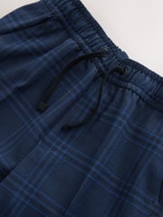 Blue/Navy Check Pull On Suit Trousers (3-16yrs) - Image 3 of 4