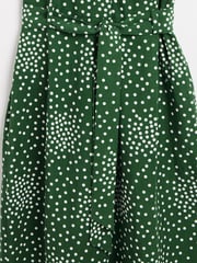 Oliver Bonas Green Short Sleeve Jumpsuit - Image 7 of 9