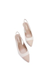 Carvela Cream Clara Slingback Shoes - Image 4 of 6