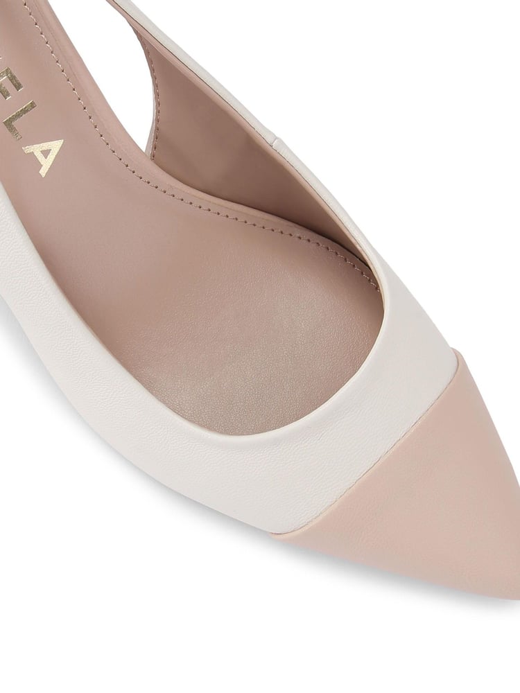 Carvela Cream Clara Slingback Shoes - Image 6 of 6