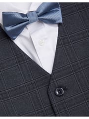 Monsoon Grey 4-Piece Check Suit - Image 4 of 4