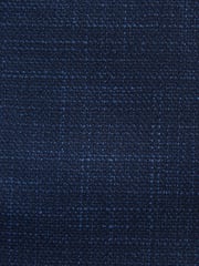 Navy Blue Slim Fit Textured Side Adjuster Shorts - Image 10 of 10