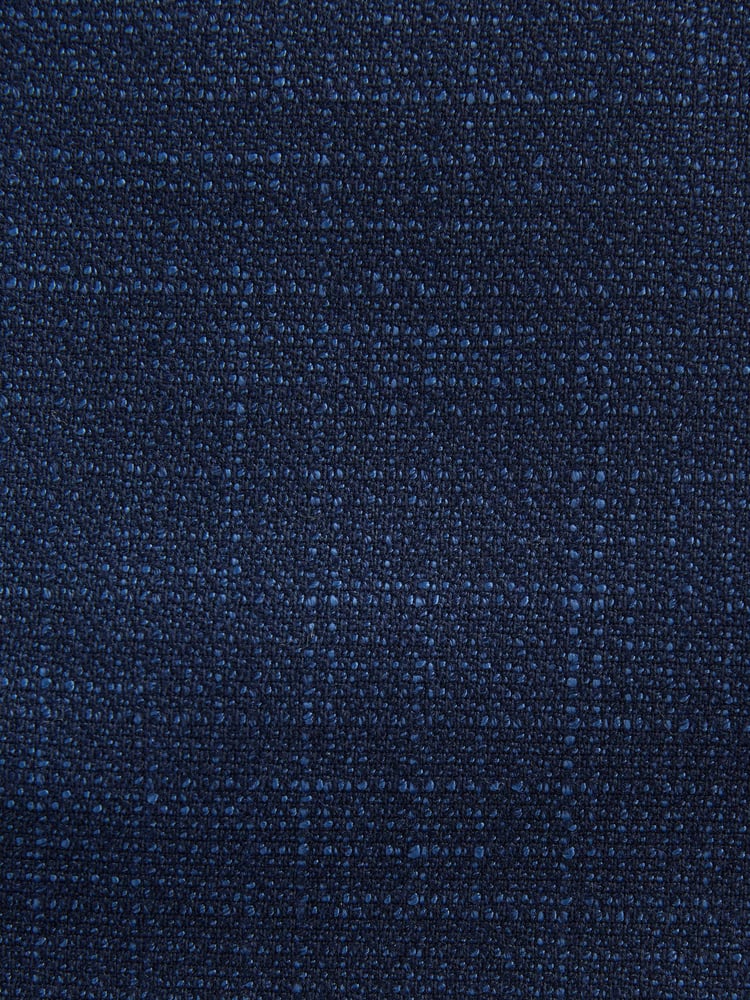 Navy Blue Slim Fit Textured Side Adjuster Shorts - Image 10 of 10