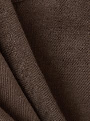 Brown Regular Fit Cotton Linen Blend Elasticated Back Trousers - Image 6 of 9
