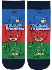 Character Blue Masks 100% Cotton Socks 3 Pack - Image 4 of 4