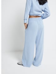 River Island Blue Petite Wide Leg Tailored Trousers - Image 2 of 6