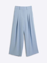 River Island Blue Petite Wide Leg Tailored Trousers - Image 5 of 6