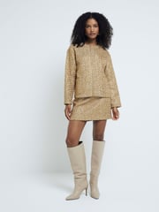 River Island Gold Tailored Jacket - Image 1 of 2