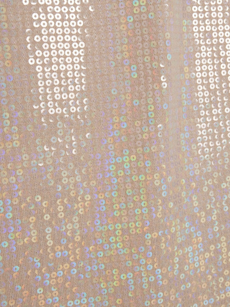 River Island Blue Sequin Midi Skirt - Image 4 of 4