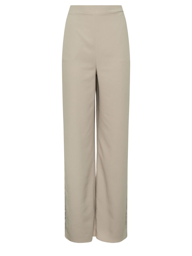 Long Tall Sally Natural Satin Side Stripe Trousers - Image 5 of 5