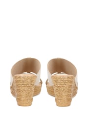 Pavers Gold Metallic Wedge Espadrilles - Image 2 of 5