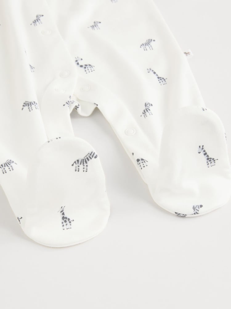 Green Baby 100% Cotton Sleepsuit 5 Pack (0mths-2yrs) - Image 13 of 13