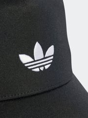 adidas Originals Black Curved Trucker Cap - Image 3 of 4