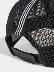 adidas Originals Black Curved Trucker Cap - Image 4 of 4