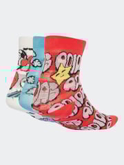 adidas Fun 3 Pack Kids Socks - Image 4 of 4