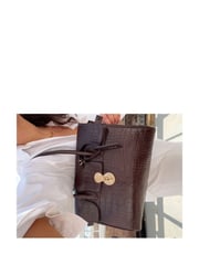 OSPREY LONDON The Weybridge Leather Shoulder Brown Bag - Image 3 of 8