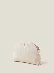 Accessorize Cream Beaded Mirror Cloud Clutch Bag - Image 2 of 4