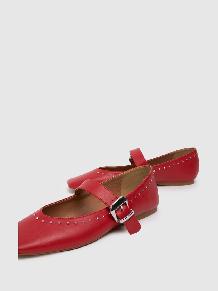 Schuh Lucy Studded Ballerinas - Image 4 of 4