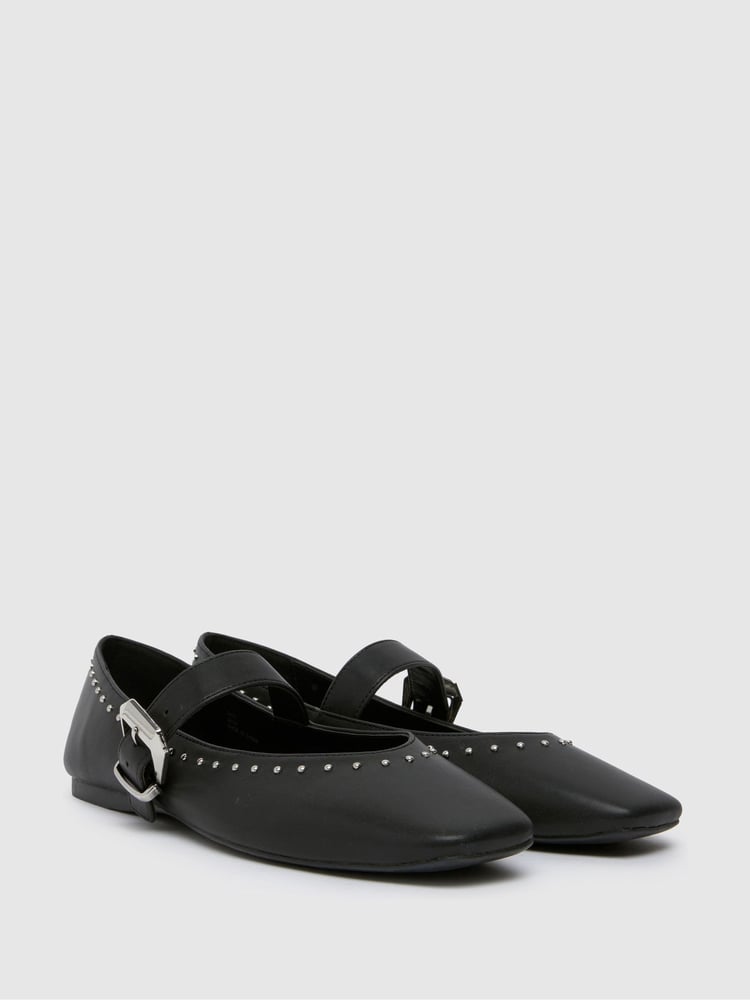 Schuh Lucy Studded Ballerinas - Image 2 of 4