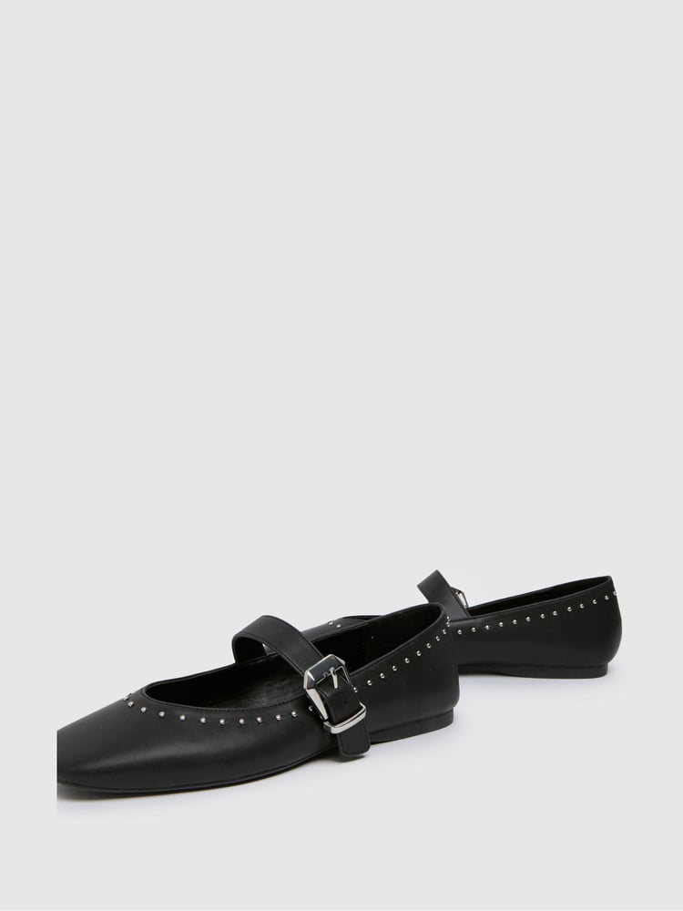 Schuh Lucy Studded Ballerinas - Image 4 of 4